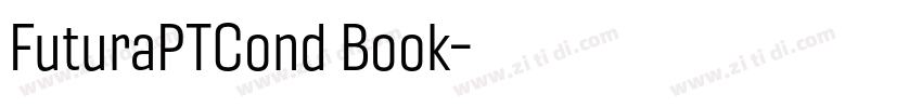 FuturaPTCond Book字体转换 FuturaPTCond Book字体转换
